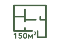 До 150 м²